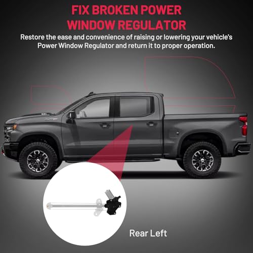 Image of BDFHYK 751-757 Power Window Regulator with Motor Rear Left Compatible with Honda Civic 2012-2015