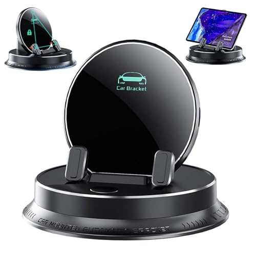 HItianya Multifunktionaler Handyhalter, Deloyye Handy Halterung, 360-Grad-Drehbare Handyhalterung Fürs Armaturenbrett Im Auto, Touch Switch Automatic Sensing, Universal 360 Car Phone Holder (*1)
