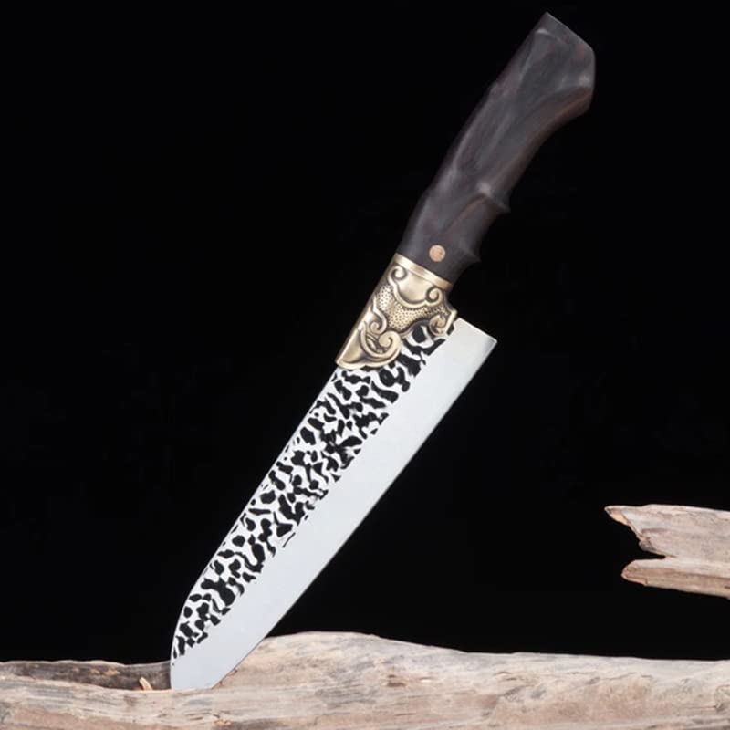 ??????? Fuji Cutlery FC-1050 Reigetsu Molybdenum Special Steel Knife with Base, Small Santoku 5.7 inches (145 mm), Stainless Steel, Black