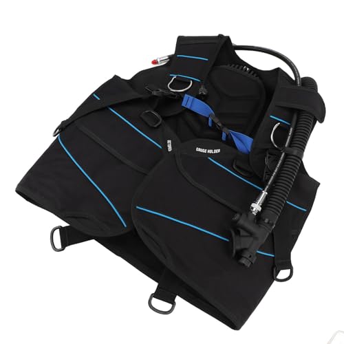 CCYLEZ Jacket Style BCD, Functional Comfortable Professional Diving BCD Adjustable for Men (XXL)
