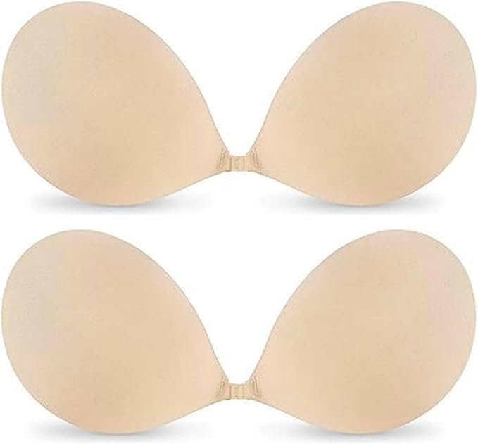 2 Pcs Sticky Push Up Bra for Women | Strapless Invisible Bra with Strong Silicone Adhesive | Reusable Free Size Backless Bra for Women | Stick on for Backless Dress. 2 Pcs Sticky Push Up Bra for Women | Strapless Invisible Bra with Strong Silicone Adhesive | Reusable Free Size Backless Bra for Women | Stick on for Backless Dress.
