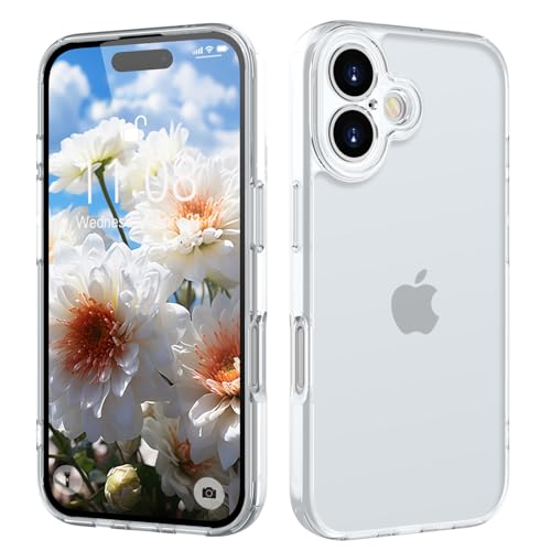Coque iPhone 17 transparente givrée pour votre quotidien actif