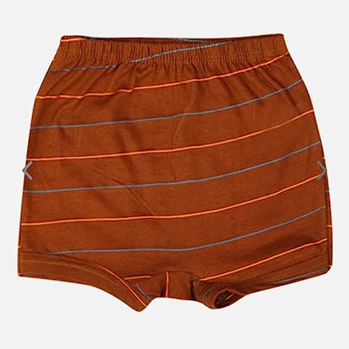 Image of Pure Cotton Striped Design Drawer Underwear Innerwear Bloomer Panty Brief for Kids Baby Boys and Baby Girls Combo Pack of 5.
