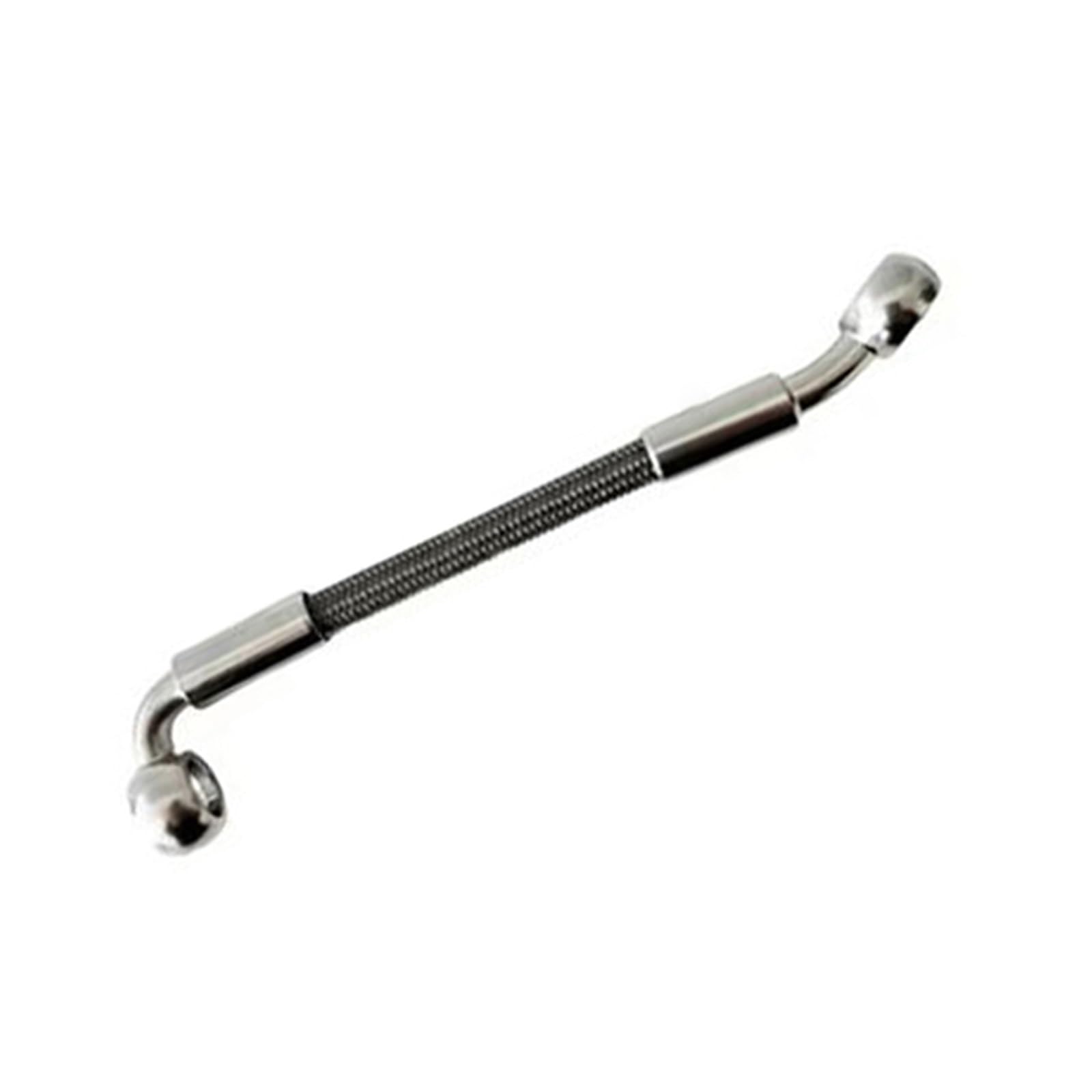 Motorcycle Brake Hose Motorcycle Accessories M10 Banjo Braided Oil Pipe ATV Hydraulic Clutch Flexible Tube Brake Line Hose 28°-90°(260cm)
