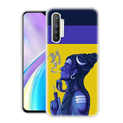 Image of Fashionury inchShiv SHAMBHU Designer Printed Shock Proof Soft Silicon Back Cover for Realme XT