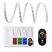 Produktbild 7m LED Strip Light - 12V LED Streifen IP65 RGB 30 LED/m Funk-SET & Netzteil, dimmbar, mit Fernbedienung, selbstklebend