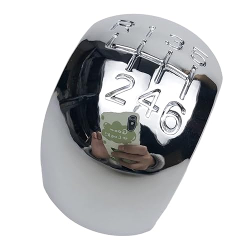 YAKISA Schaltknauf Für Opel Für Vectra C 2002 2003 2004 2005 5/6 Gang Schaltgetriebe Auto Schaltknauf Gamasche Kofferraumabdeckung Kragenetui Schalthebelkopf(6 Speed Cap Only)
