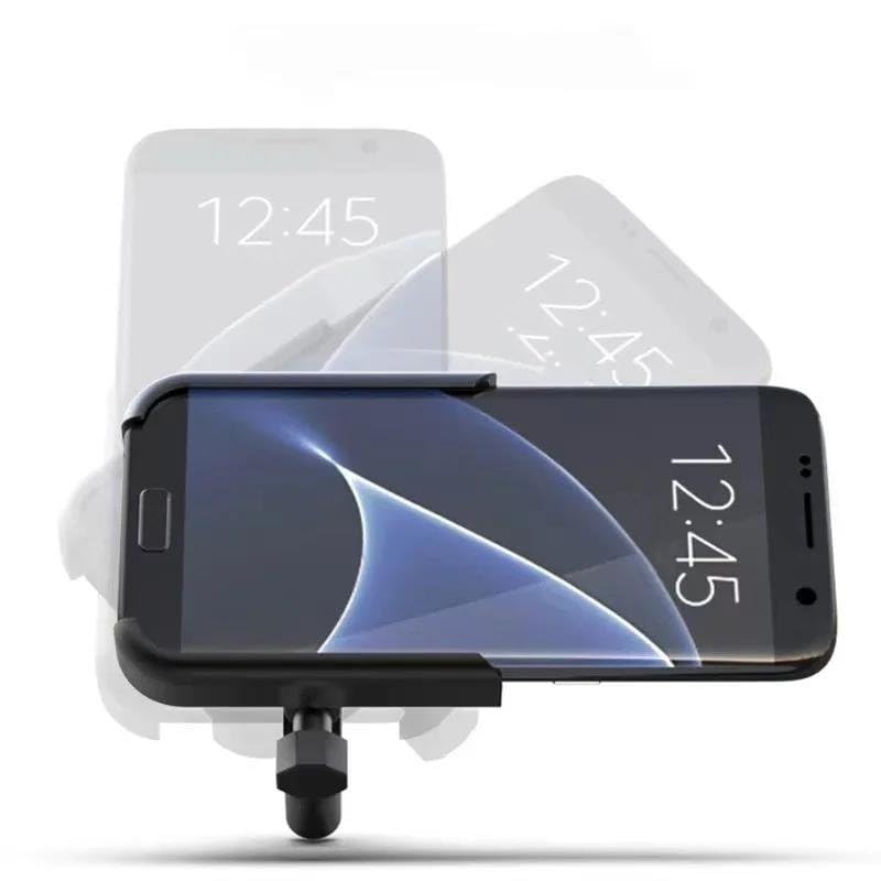 Support Telephone Moto Support de téléphone Portable pour Guidon de Moto, Support GPS pour Ducati 796 795 821 pour Monster 696 400 pour Diavel pour Multistrada pour Scrambler(Mirror Holder Silver)