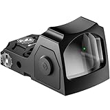 Wotekad Motion Awake Red/Green Dot Sight for Pistols, Rifles and Shotguns,12 Brightness Adjustment 2MOA Red/Green Dot Scope,Open Reflex Optics Suitable for RMR or 20mm Picatinny Rail (Green Dot)