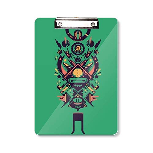 Bloc-notes de tatouage indien noir squelette A4 pour dessins et croquis de tatoueurs