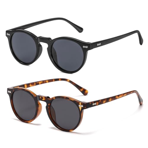 Image of Gleyemor Kids Polarized Cute Round Sunglasses for Kids Girls Boys Age 3-8