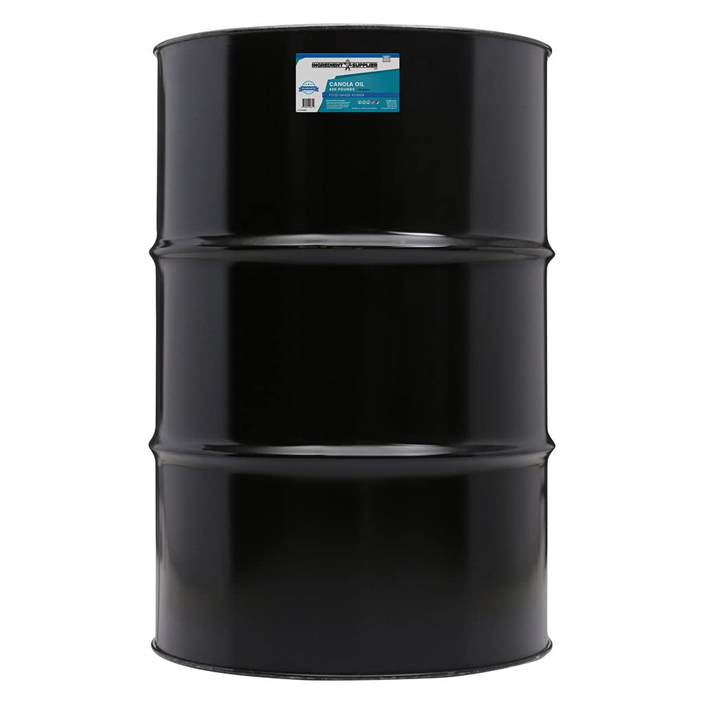 Canola Oil (420lb. Drum) Pure Cooking Oil Gluten Free Soy Free Frying