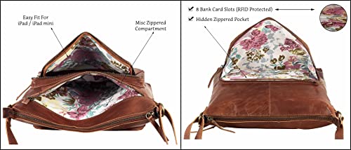 Mou Meraki Genuine Leather Crossbody Purse and Handbags - Crossover Bag Over the Shoulder Women3