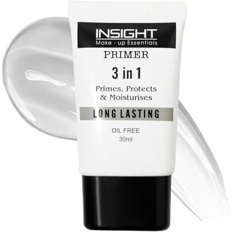 INSIGHT 3-in-1 Primer | Matte Finish | Primes, Protects & Moisturizes | Oil-Free with Pore Blurring | Long-Lasting Formula | For All Skin Types | 30ml