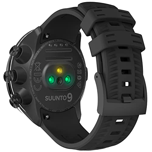 Correa para Suunto 9 Correa, 24mm Correa Deportiva de Repuesto de Silicona Compatibile con Suunto 7/Suunto 9 Baro/Suunto D5/Suunto Spartan Sport Wrist HR
