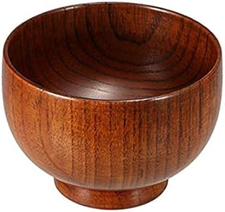 Milisten Men Shaving Brush Bowl Wooden Shave Cream Cup Soap Foam Mug Face Cleaning Soap Container (Not Include Brush)