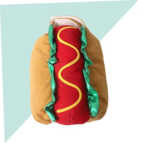 Disfraz divertido Hot Dog para perros y gatos XXS miniatura 3