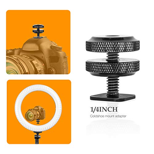 Limostudio 14-Inch Diameter Ring Light Dimmable Continuous Round Ring Lighting Kit, 5500K Photography Photo Studio Light Stand With Carrying Case, Agg1773V4 #TOP4