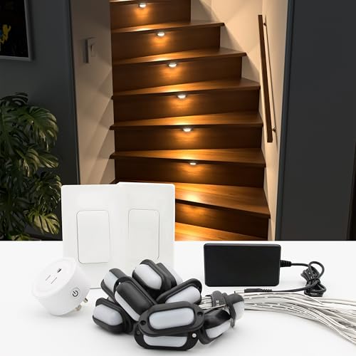JOVXIAZ Stair Step LED Light Kit JOV-0816 for Indoor Stairs