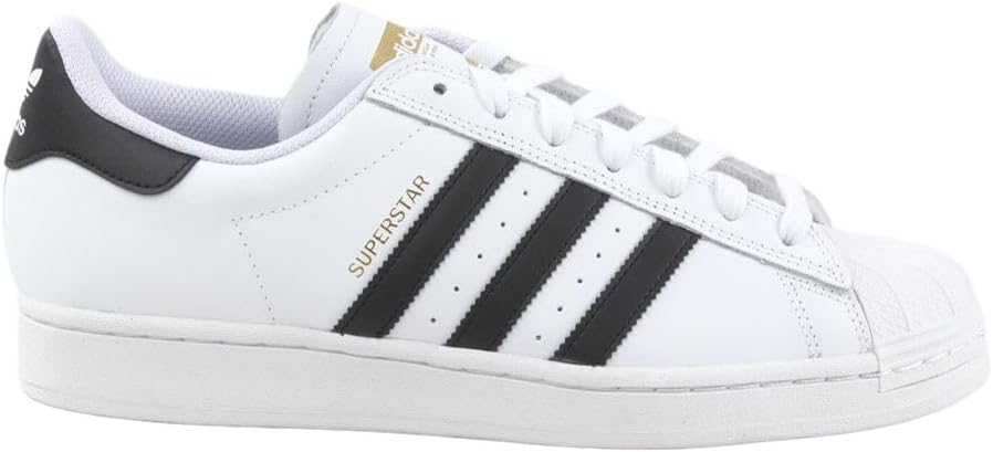 adidas Men's Skateboarding Shoes Superstar ADV, Cloud White/Core Black/Cloud White, Size: 11