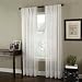 Curtainworks Soho Voile Curtain Panel, 144", Winter White