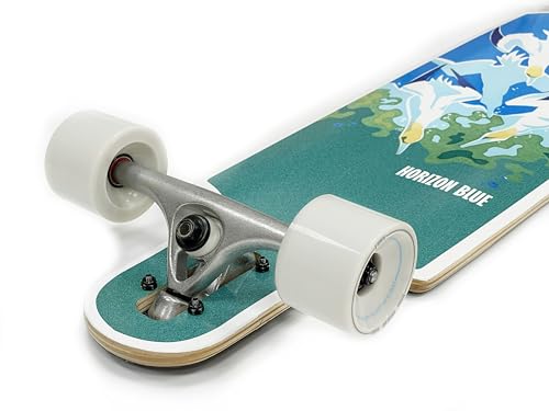 Horizon Blue Drop Through Longboard Complete