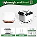 Eolzzi Automatic Card Shuffler and Dealer Machine 360° Rotation, Supports 12 Players, Rechargeable Card Shufflers, UNO Shuffler Card Machine Perfect for Rummy, Poker, Pearl