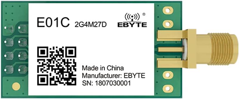 2.4G RF Wireless Module Si24R1 E01C-2G4M27D 27dbm 4Km Antenna SMA-K DIP PA LNA Pin to Pin nRF24L01+
