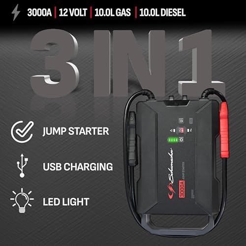 schumacher 3000a jump starter review