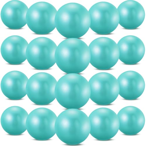 Image of Sotiff 20 Pcs 9 Inch Pilates Ball Bulk Exercise Pilates Ball Mini Yoga Balls Therapy Core for Stability Barre Training Stretching Physical Posture Training Gym Workout with Inflation Tube