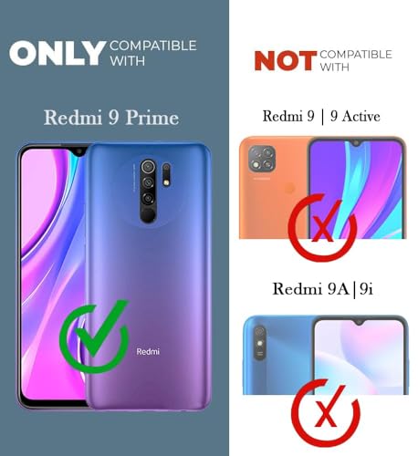 Image of Jkobi Lifetime Anti-Yellow Clear Back Cover Case for Xiaomi Mi Redmi 9 Prime (Sleek Hard Crystal | Shockproof and Camera Protection)