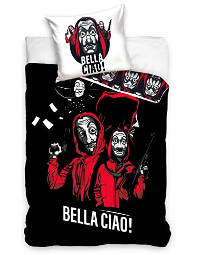 La Casa de Papel, copripiumino reversibile 140 x