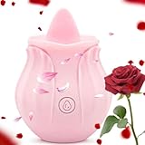 Efficient Version Today Adult Vibrateirs for Women，Rose Viboatorr with Tongue, Waterproof Women Viboators Toys Powerful 2025 Rose Vibratoer Stimulator Automatic 10 Speed Devices k8v24(Pink2)