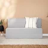 IMPORTANT RECOMMENDATION โ This product is made of foam, offering plush comfort and stability. In sofa mode, it is highly recommended to have the back supported by a hard surface for optimal posture and relaxation. 8' SIMPLE & ELEGANT โ Great alterna...