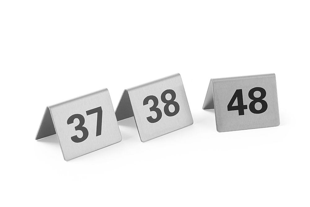 HENDI Tablestand numbers, 50x35x(H)40 mm