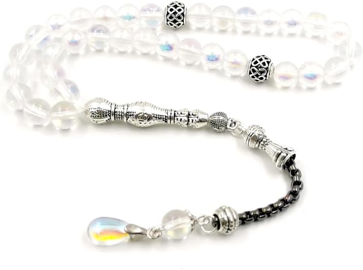 ALBASHAN Tasbih white crystal muslim bangles islamic prayer bead store Ramadan arabic jewellery turkish fashion style accessories misbaha