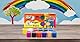 Rich Funny Kids Fingerfarben Set 12 Farben x 25 ml - Sichere & Ungiftig Farben für Kinder-Kunstprojekte, Fingermalerei, Kinder Ungiftig Waschbares, Kleinkinder Kindergarten Schule Frühes Lernen