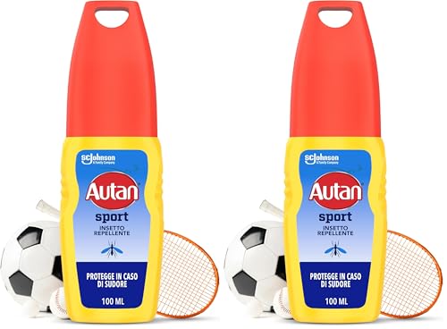 Autan Sport Vapo Spray Antizanzare, Repellente Zanzare con Azione Protettiva Duratura, 8 ore di protezione, Resistente al Sudore, 1 Confezione da 200ml, Adatto per lo Sport