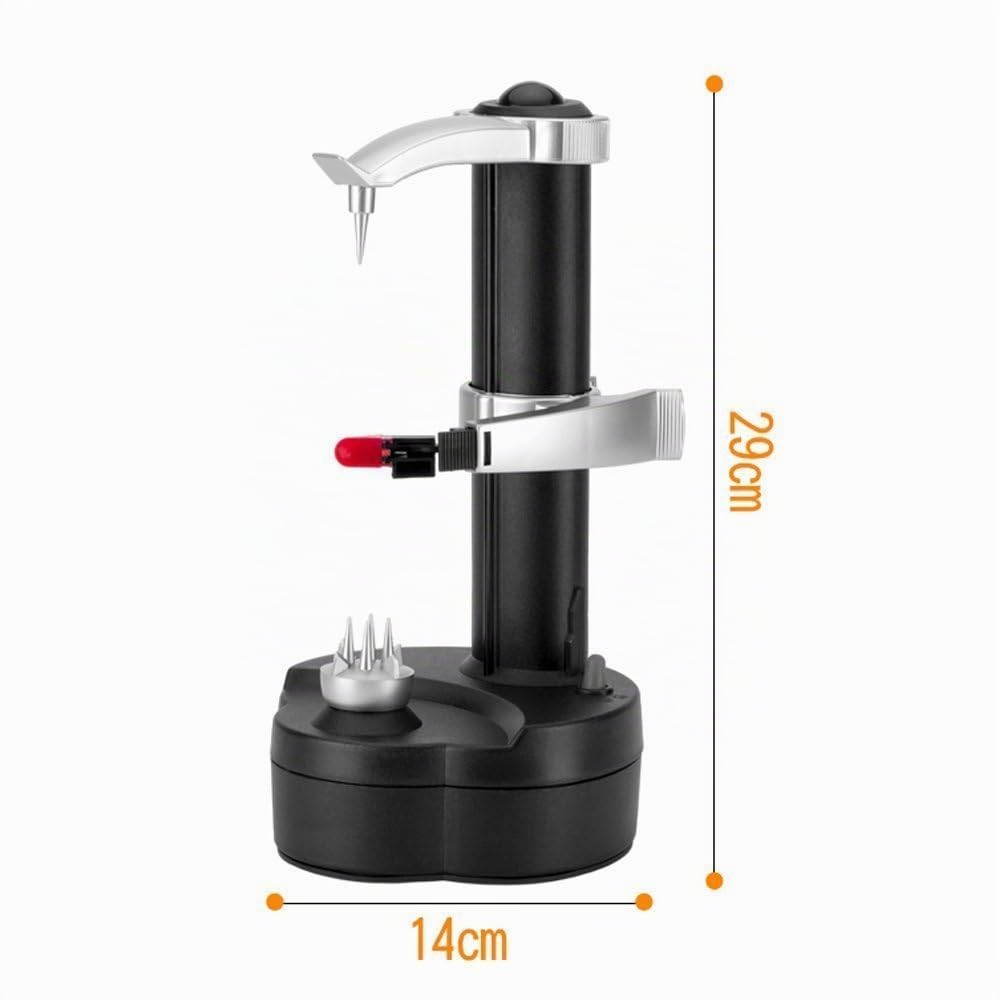 Eplucheur de pommes de terre electrique KKWLELEL [2 lames supplementaires] - Coupe automatique de fruits et legumes rotatifs