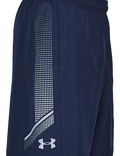 Under Armour Men's Woven Graphic Shorts , Academy Blue (409)/Steel , Large #TOP6