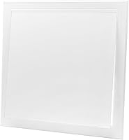 QWORK 12x12 Inch Drywall Access Panel - Paintable Plastic Wall Hole Cover for Plumbing, Electrical, HVAC - 13.2x13.2 Outer Frame