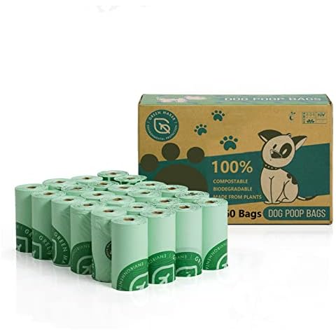 Bolsas de excrementos biodegradables Green Maker de almidón de maíz con certificación DIN CERTCO Cover