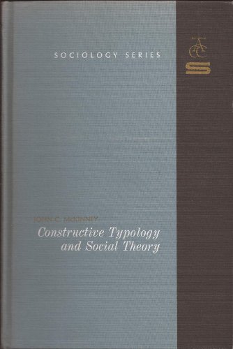Constructive Typology and Social Theory. [German] B000J0R4PK Book Cover
