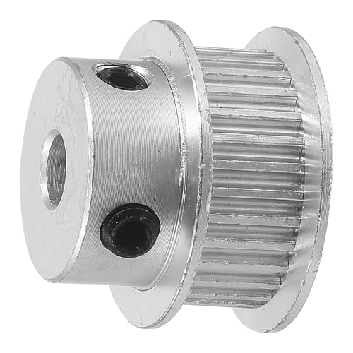 PRETYZOOM - PRETYZOOM Poulie Synchronisation Imprimante Aluminium Dents Alésage pour Courroie Plate et Câble