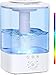 PARIS RHÔNE Umidificatore ambiente, 3.5L Top-Fill Umidificatore a ultrasuoni Cool Mist, 7 colori luce LED, controllo touch, 4 timer, 3 uscite nebbia, modalità sospensione, umidificatore silenzioso