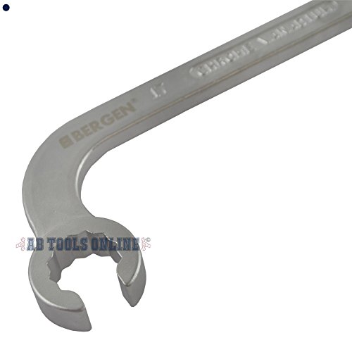 17Mm Double Open Ended Ring Spanner For Diesel Engine Injection Pipes Bergen #TOP4