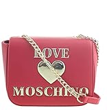 Chiusura magnetica Love Moschino Borsa A Spalla Da Donna, Love Moschino, Borsa a Spalla da Donna, Pre Collezione Autunno Inverno 2021 Donna, Rosso, Taglia unica