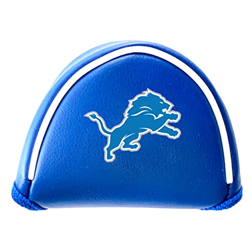 Team Golf NFL Detroit Lions Putter Cover - Mallet (Color) - Printed Team Golf NFL Putter Cover - Mallet Printed, Fits Most Mallet Putters, Easily Slips on and Secures with Velcro Closure