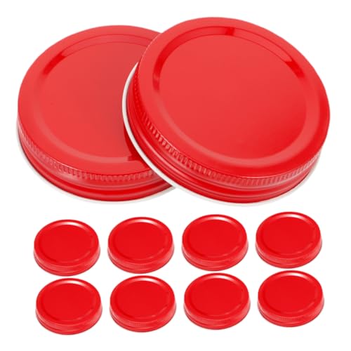 Zerodeko Tinplate Wide-Mouth Jar Lids (10-Pack)