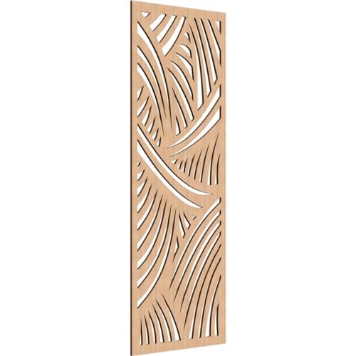 Image of 21 3 /8 inchW x 54 3 /8 inchH x 1 /4 inchT Chester Decorative Fretwork Wood Wall Panels, Hickory